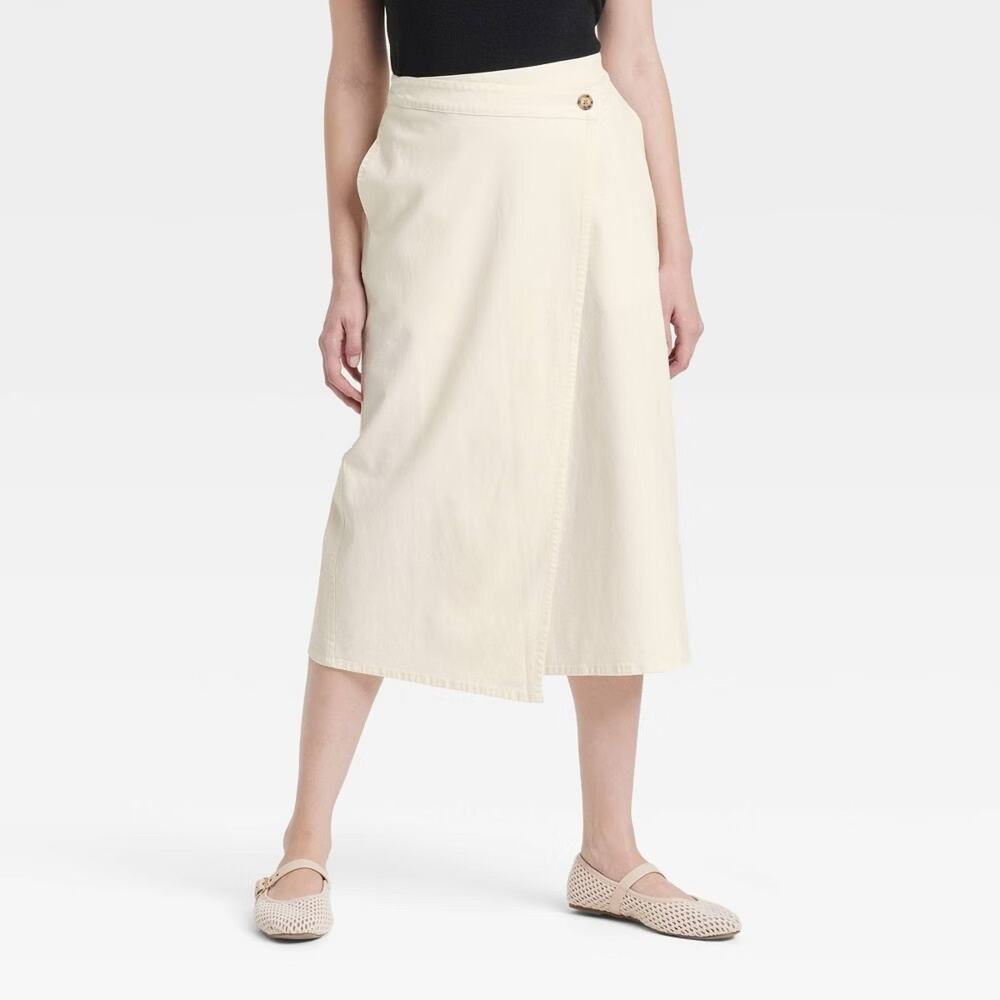 NWOT! Universal Thread Women's Midi Wrap Skirt